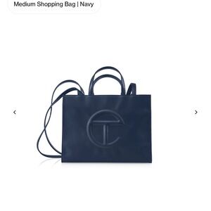 Telfar Navy Blue Tote